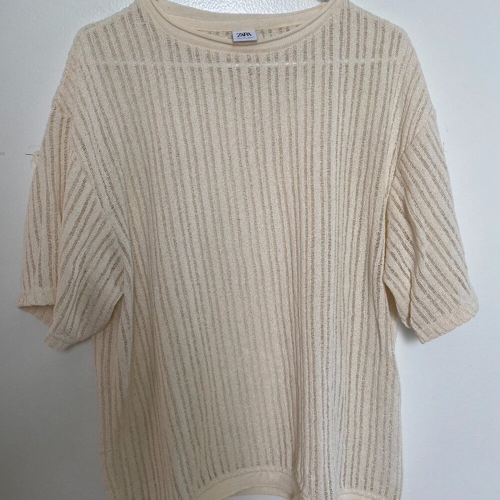 Lightly Used Zara Lightweight Textured Shirt